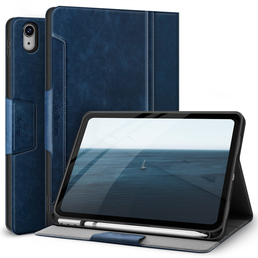 Antbox Hülle für iPad 10 Generation 2022 10,9 Zoll mit stifthalter Apple Pencil Halter Auto Schlaf/W