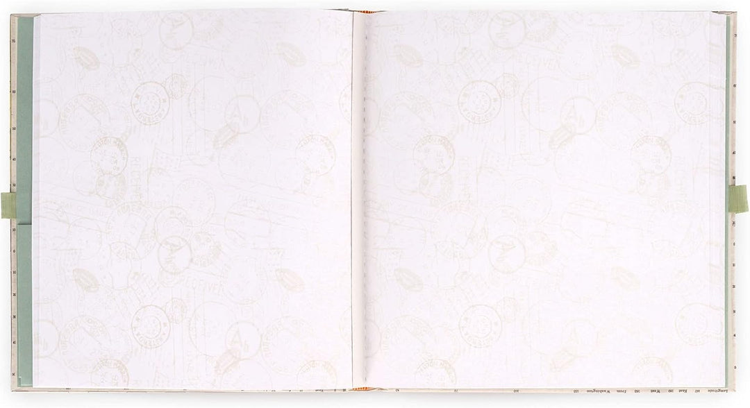 Legami - DIY Fotoalbum mit Dekoelementen Set, 20 Seiten, Geschenkidee, 23x23,5 cm, Reise-Thema