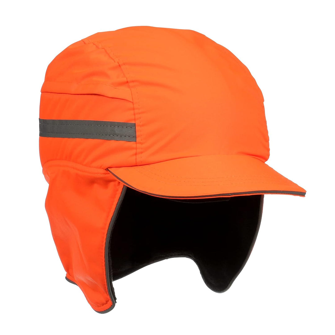 3M™ First Base™ 3 Anstosskappe 2021218, Winter, fluoreszierende Warnfarbe, Orange, verkürzter Schirm