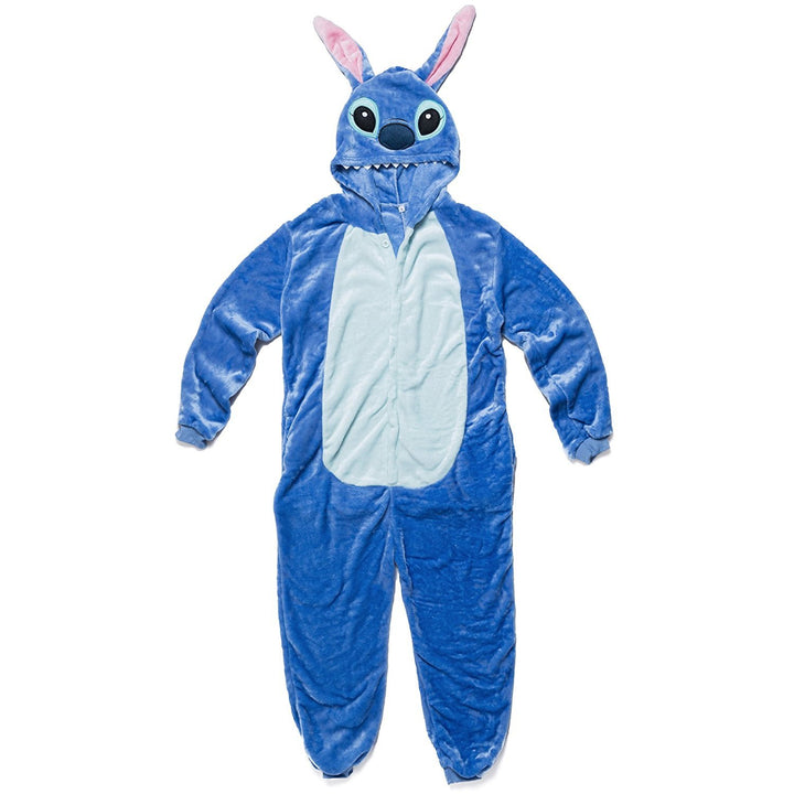 Katara Plüsch Kostüme/Onesies für Erwachsene, (Herren, Damen, Unisex) XL Blauer Stich, XL Blauer Sti
