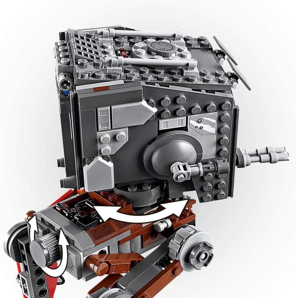 LEGO 75254 Star Wars at-ST-Räuber, Set mit abfeuerbaren Shootern und 4 Minifiguren, TV-Serie The Man