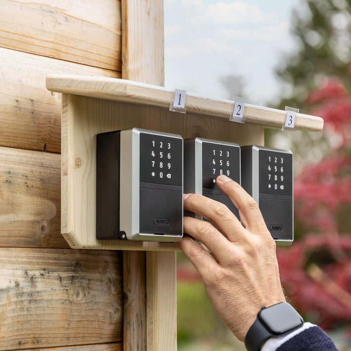 ABUS smarte Schlüsselbox KEYGARAGE™ One – per App mit Smartphone oder per Zahlencode bedienbar – Sch