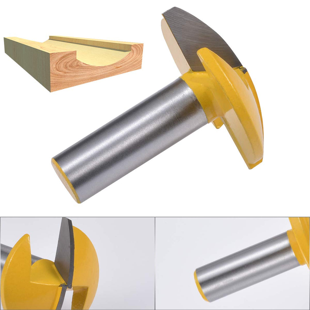 KATUR Horizontal-Kronenfräser, Kronkorkenfräser, Fräser mit 1/2 Zoll Schaft (1/2" Schaft, 1-3/4" Bre