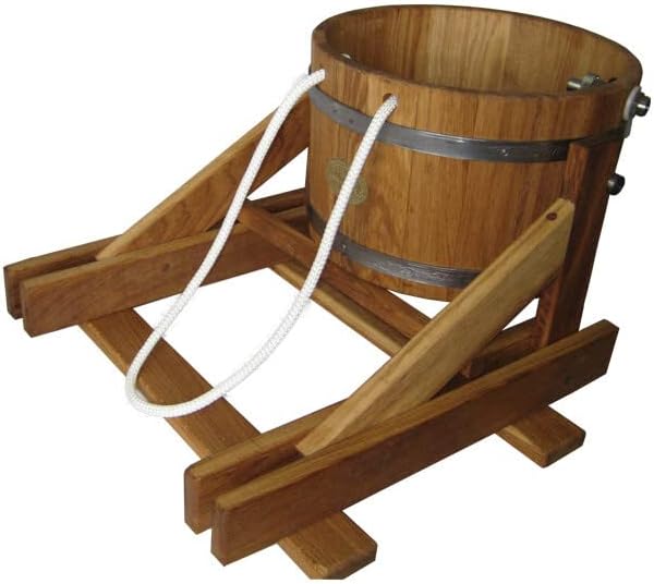 Bonpos Schwalldusche 10 Liter Eimer Eimerdusche Schüttdusche Saunazubehör Kübeldusche