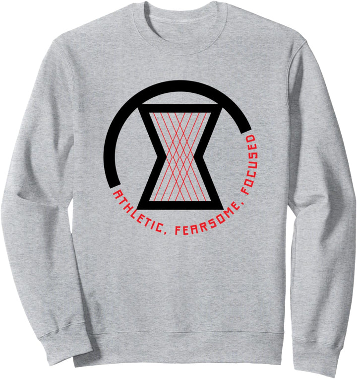 Marvel Black Widow Athletic Fearsome Focused Sweatshirt