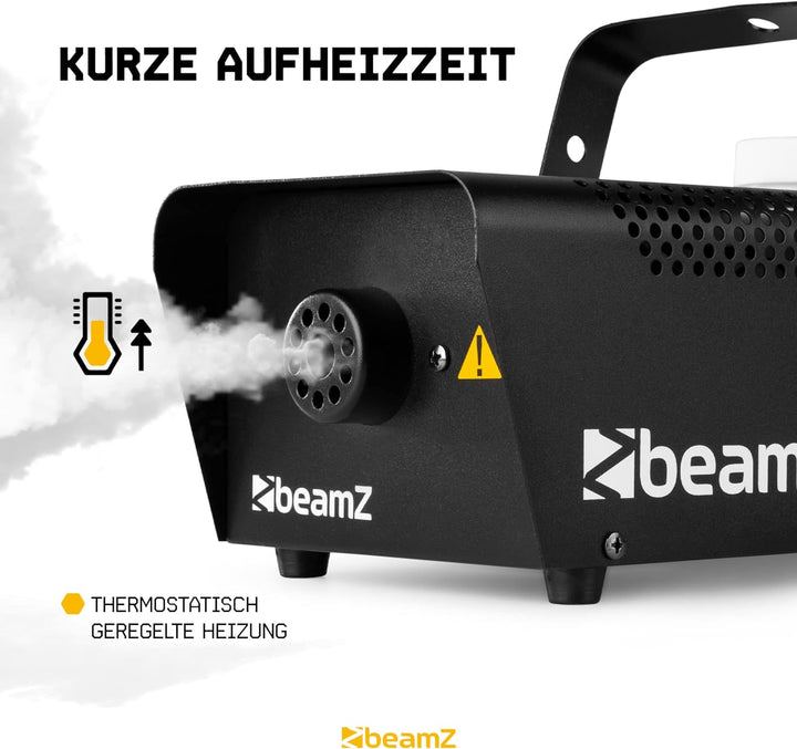 BeamZ S700 - Nebelmaschine mit Fernbedienung, 700 Watt Fog Machine, Rauchmaschine für Halloween, Hoc