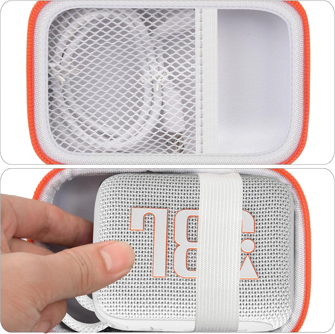 Tragetasche Kompatibel mit JBL Go 4 - tragbarer Bluetooth-Lautsprecher Box Pro Sound, Auch für Go 3/