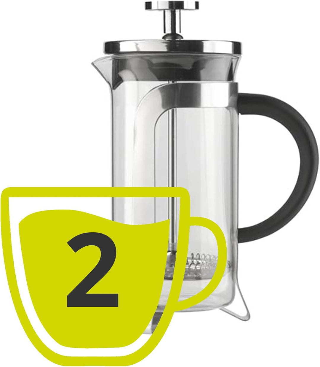Leopold Vienna Kaffeebereiter French Press schwarz 350 ml