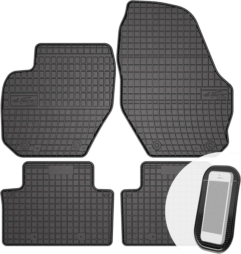 Gummimatten Auto Fussmatten Gummi Automatten Passgenau 4-teilig Set - passend für Volvo XC90 2002-20