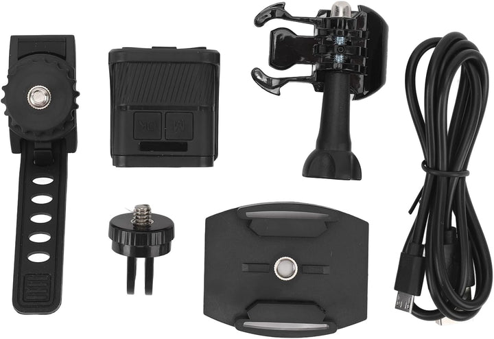 Bewinner 1080P 256GB Fahrradkamera mit 120° Weitwinkel, Fahrradzubehör WiFi Echtzeitverbindung, wass