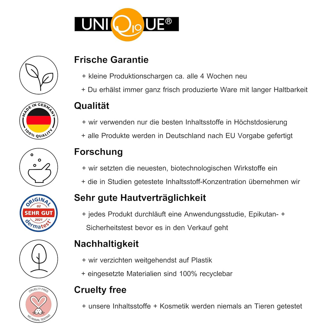 UNIQ10UE Reinigungsschaum für das Gesicht, vegan, antioxidativ, Gesichtsreiniger für unreine Haut, M