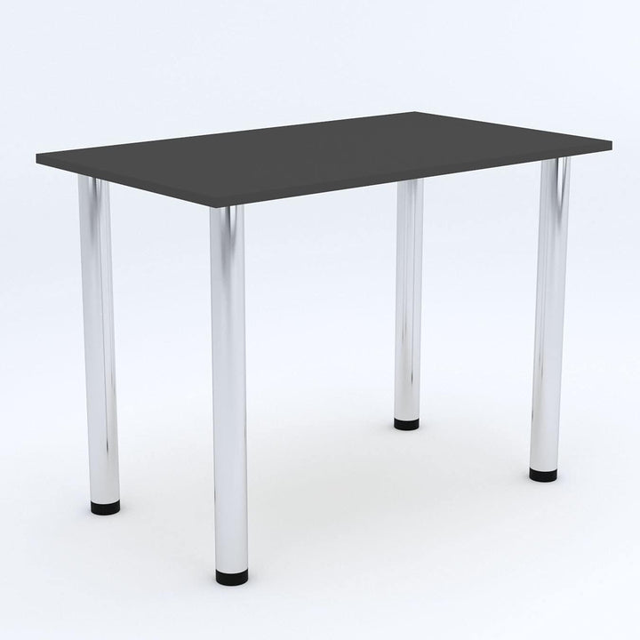 mikon 60x40 | Esszimmertisch - Esstisch - Tisch mit Chrombeinen - Küchentisch - Bürotisch | ANTHRAZI