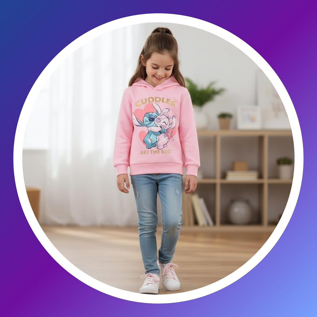 Disney Stitch Mädchen Kapuzenpullover, Design &