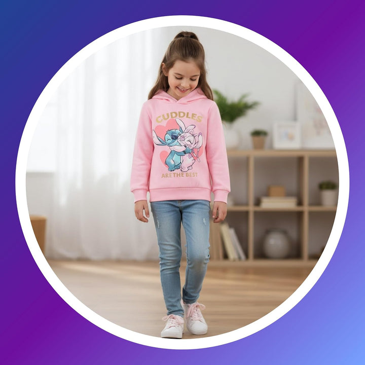 Disney Stitch Mädchen Kapuzenpullover, Design &