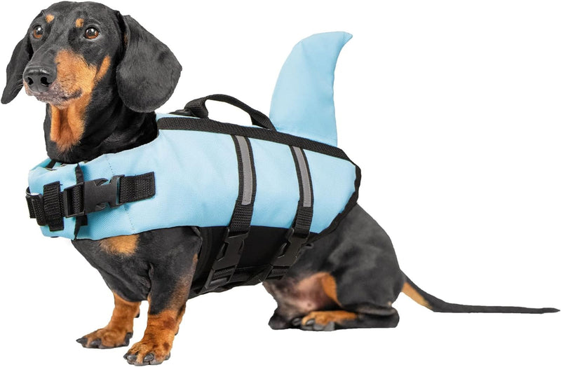 Nobby Hunde Schwimmweste Sharky - verstellbare Brust- und Bauchgurte - Schwimmhilfe - Rettungsweste