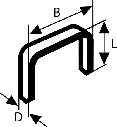 Bosch Akku Tacker PTK 3,6 LI (Integrierter Akku, 3,6 Volt, 30 Schläge/min, in Metalldose) & Professi