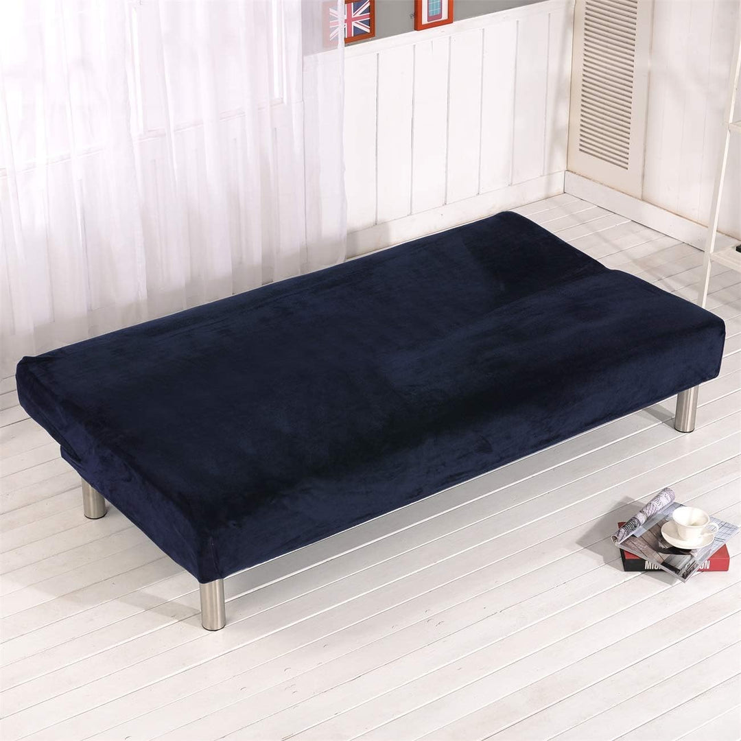 Sofa-Schonbezug aus Samt und Plüsch, 3-Sitzer, für den Winter, dicker Stretchstoff, Sofabettbezug, e