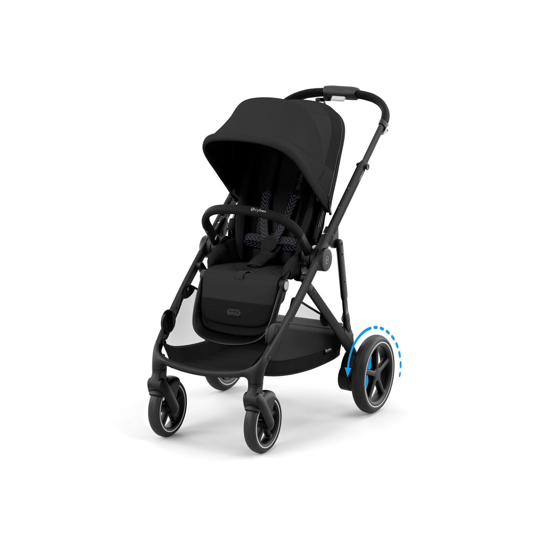 CYBEX Gold Kinderwagen e-GAZELLE S, Ab Geburt bis ca. 4 Jahre, Max. 22 kg (Single-Modus) / 2x 22 kg