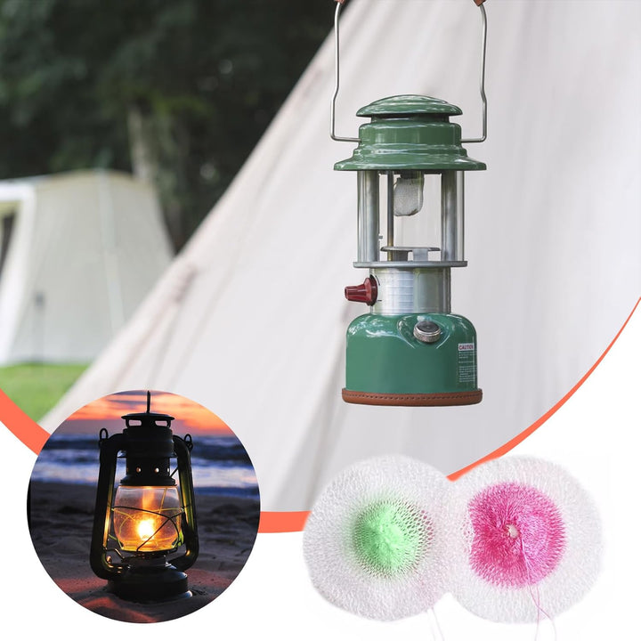 Glühstrumpf Gaslampe, Campingaz Lampe Gluehstrumpf, 20 Stück Glühstrumpf für Gaslaterne Camping-Gas-