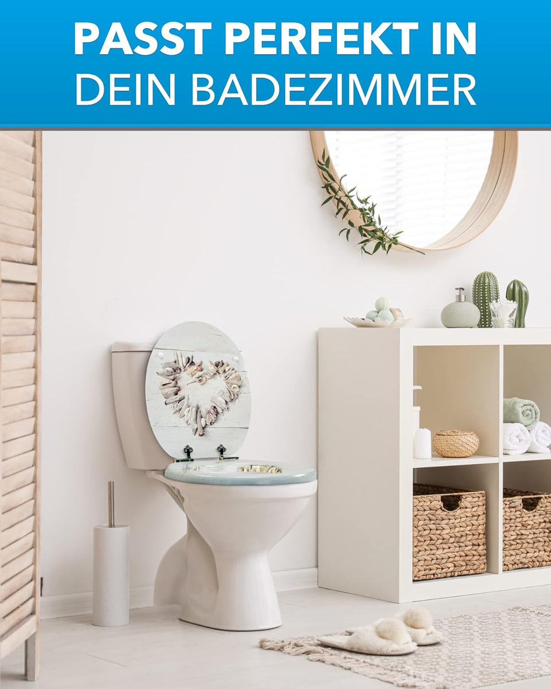 Xonic Design WC-Sitz - Premium Klo-Deckel - Toilettensitz mit Absenkautomatik - hochwertige Klobrill