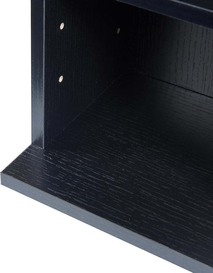 [en.casa] CD Regal Tynset DVD Regal mit 6 Ablagefächern CD Aufbewahrung 90 x 20 x 20 cm Standregal h