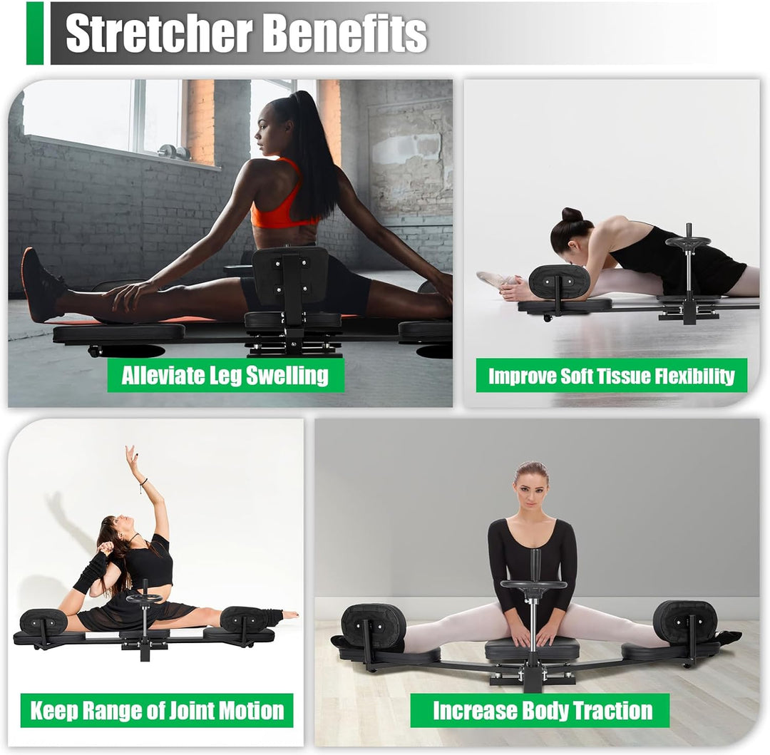 Beinspreizer Professioneller Bein Spreizer für Yoga, Trainingsgerät aus Stahl mit Druckdehnmaschine,