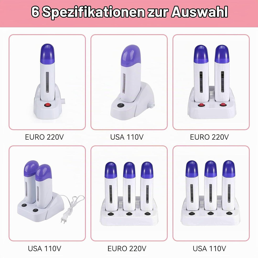 Roll on Wax Heater Waxing Körperhaarentfernungsmaschine für Hand, Fuss(3)