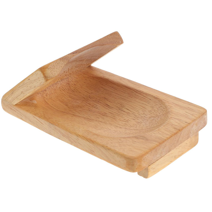 PRETYZOOM Austernhalter Holz 13X8X6Cm Offener Austernöffner Mit Handschutz Küchen-Gadget Für Meeresf