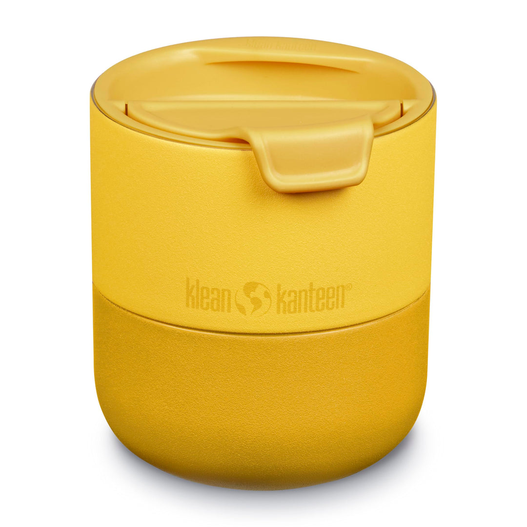 KleanKanteen RiseLowball mit Flip Lid in der Farbe: Old Gold, 237ml, aus Edelstahl, auslaufsicher, 1