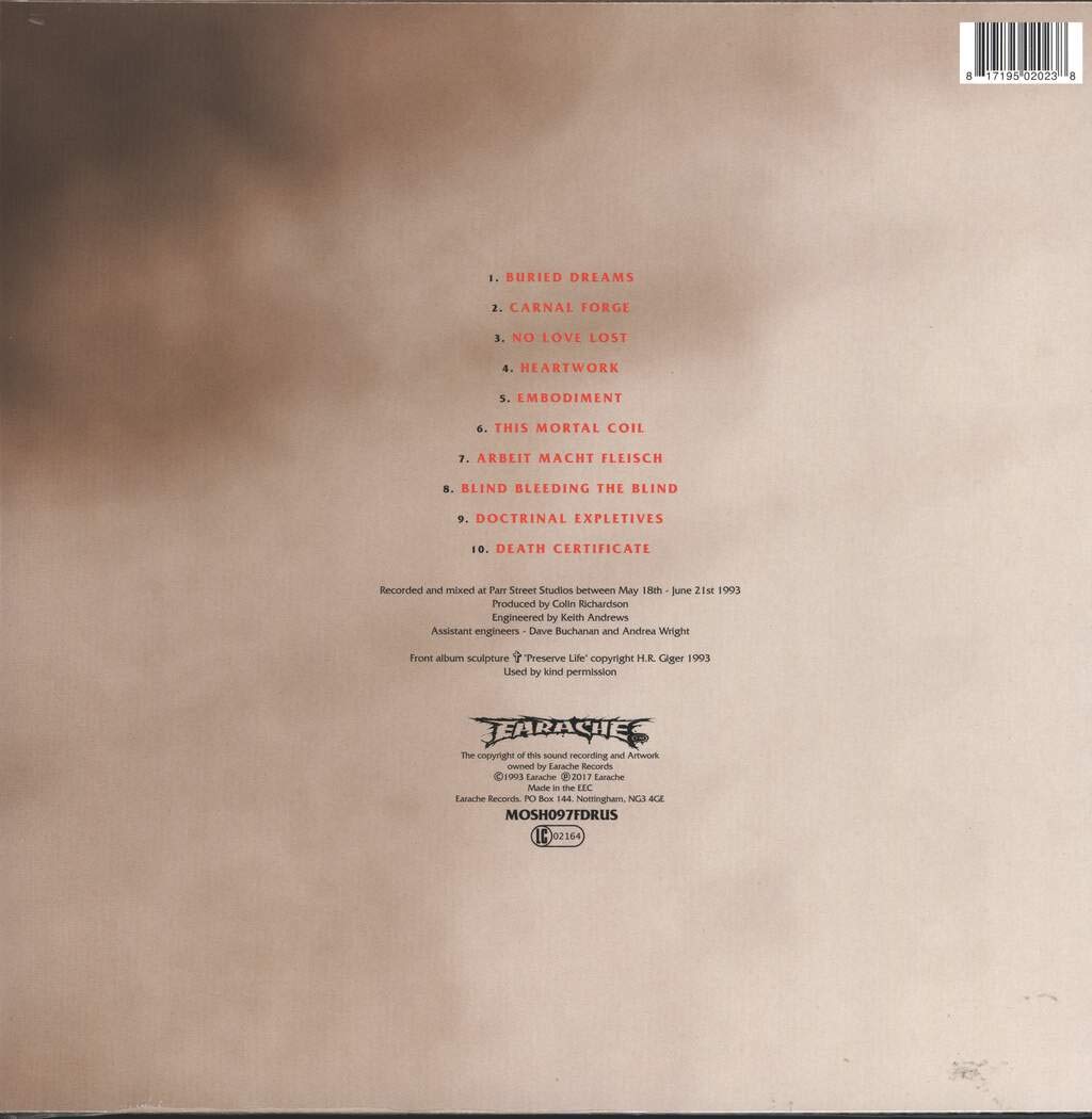 Heartwork, Vinyl