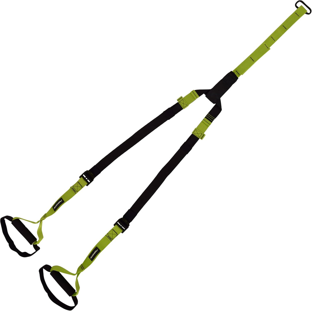 MSPORTS Schlingentrainer Profi Sling Trainer | inkl. Übungsanleitung, Tragetasche und Door Anker Fun