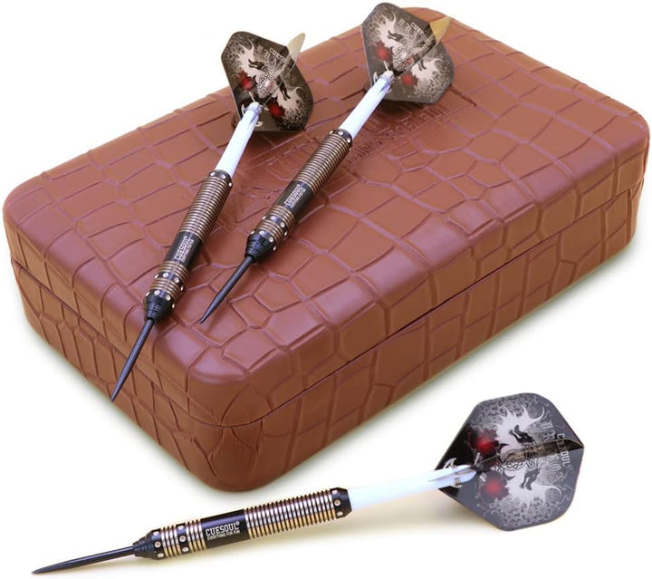 CUESOUL Dragon Deluxe Messing Steel Dartpfeile, 21 Gramm J2108 23 Gramm, J2108 23 Gramm