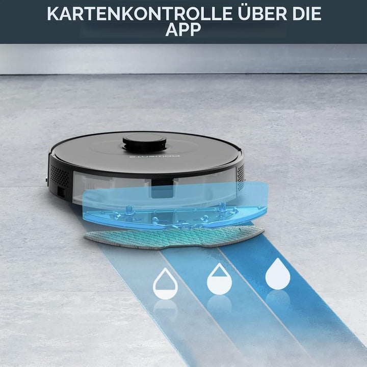 Rowenta X-Plorer Serie 75+, 4-in-1 Saugroboter mit Wischfunktion, Absaugstation, Laser-Navigationssy