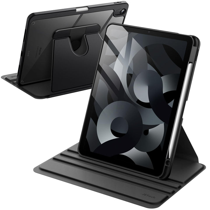 JETech Rotierende Hülle für iPad Air 11 Zoll M2 (2024), iPad Air 5/4 (2022/2020 5./4. 10,9 Zoll) mit