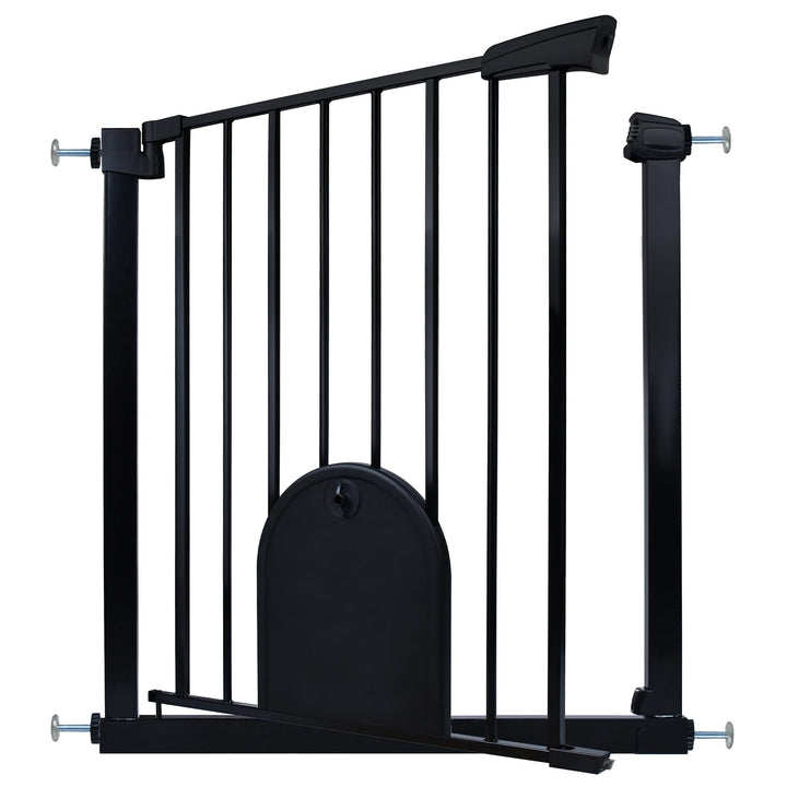 Aufun Treppenschutzgitter Türschutzgitter Kinder ohne Bohren, für 75-85 cm breit, Türgitter mit Druc