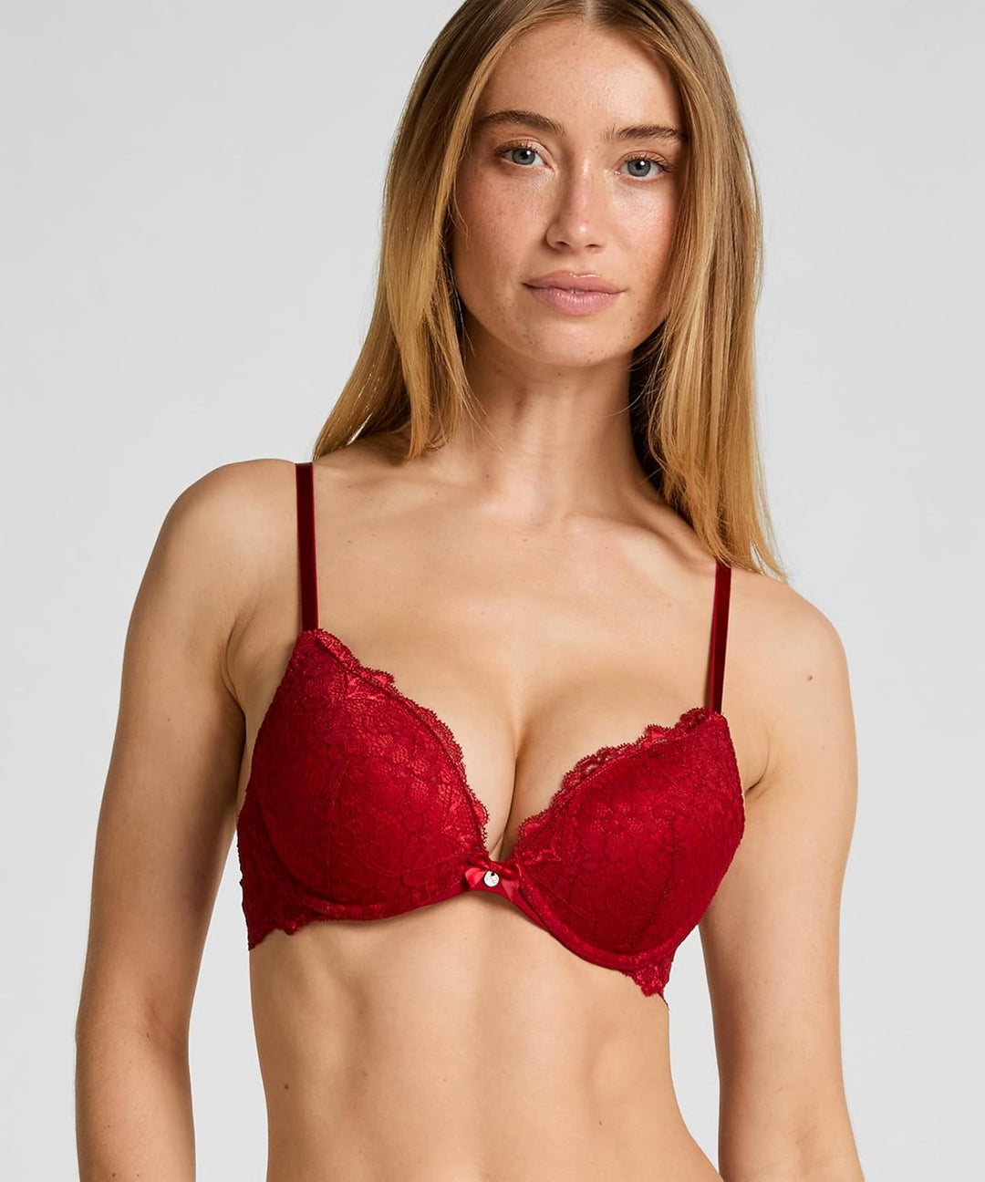 Hunkemöller Vorgeformter Push-up-Bügel-BH Marine 70D Chili Pepper, 70D Chili Pepper
