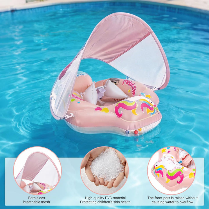 Schwimmring Baby ab 6-36 Monate Schwimmhilfe Kinder 1 Jahre, Schwimmhilfe verstellbare Schultergurte