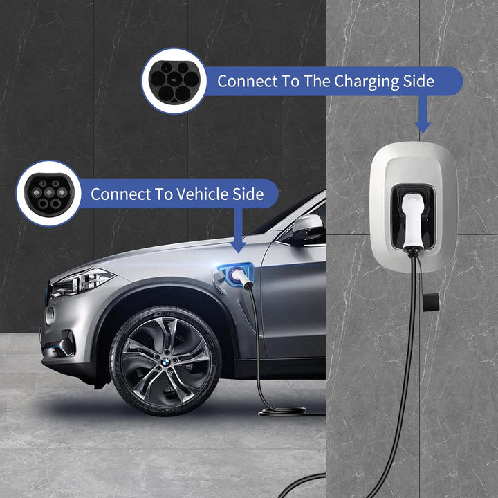 EVIEUN Typ 2 Ladekabel 22kW 3-Phasig 32A, 5m Mode 3 Ladekabel Typ 2 auf Typ 2 für alle Elektrofahrze