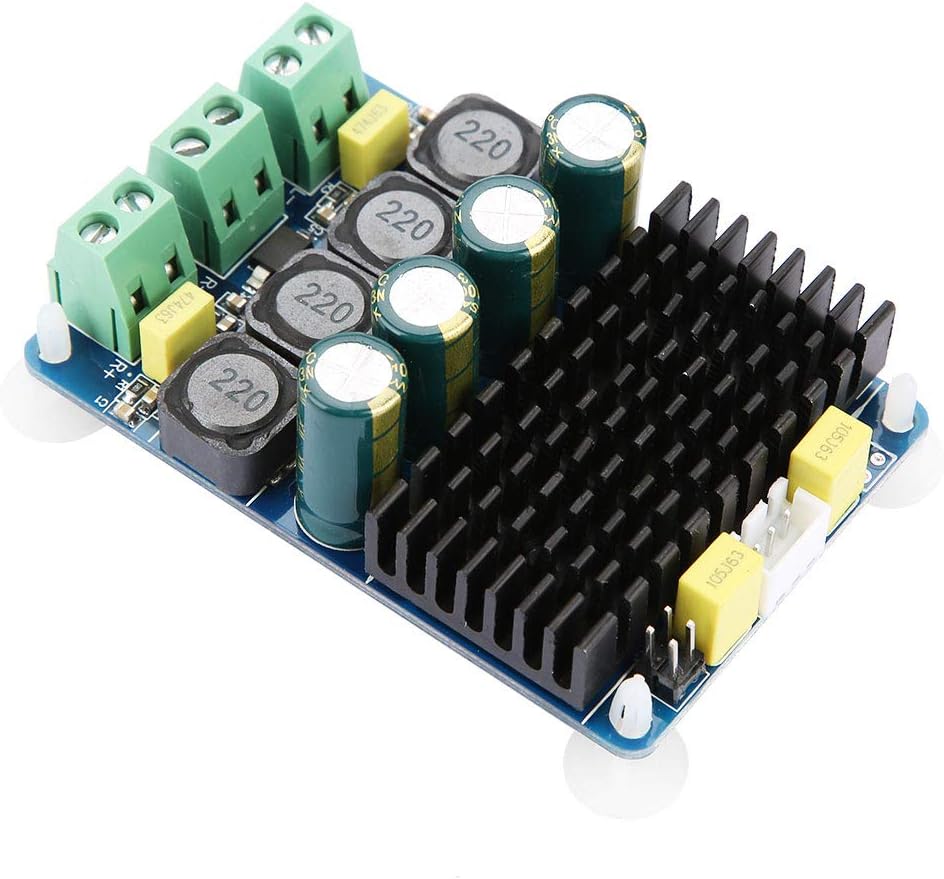 100 W + 100 W Stereo-Leistungsverstärkerplatine, und Effizienz, Zweikanal, DC 8–32 V, Breite Spannun