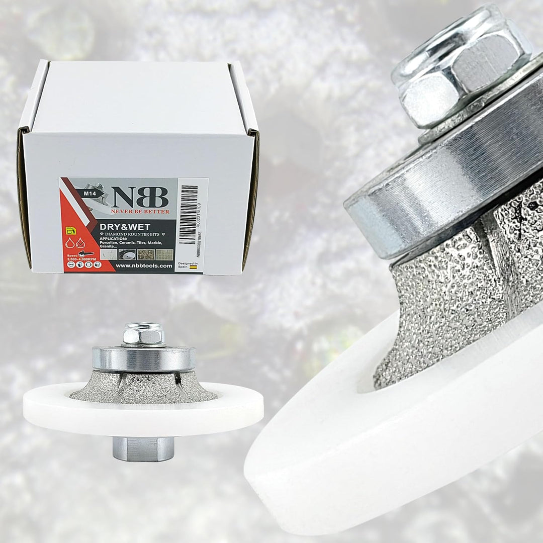 NBB Diamant-Profilscheibe Diamantfräser Fräsbohrer Trennreibahle Profilierungs-Bit für Porzellan Fli