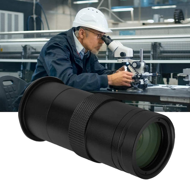 Mikroskopobjektiv 8X-100X C-Mount Objektiv Mikroskop-Kameraobjektiv CCD Objektiv für Industriemikros