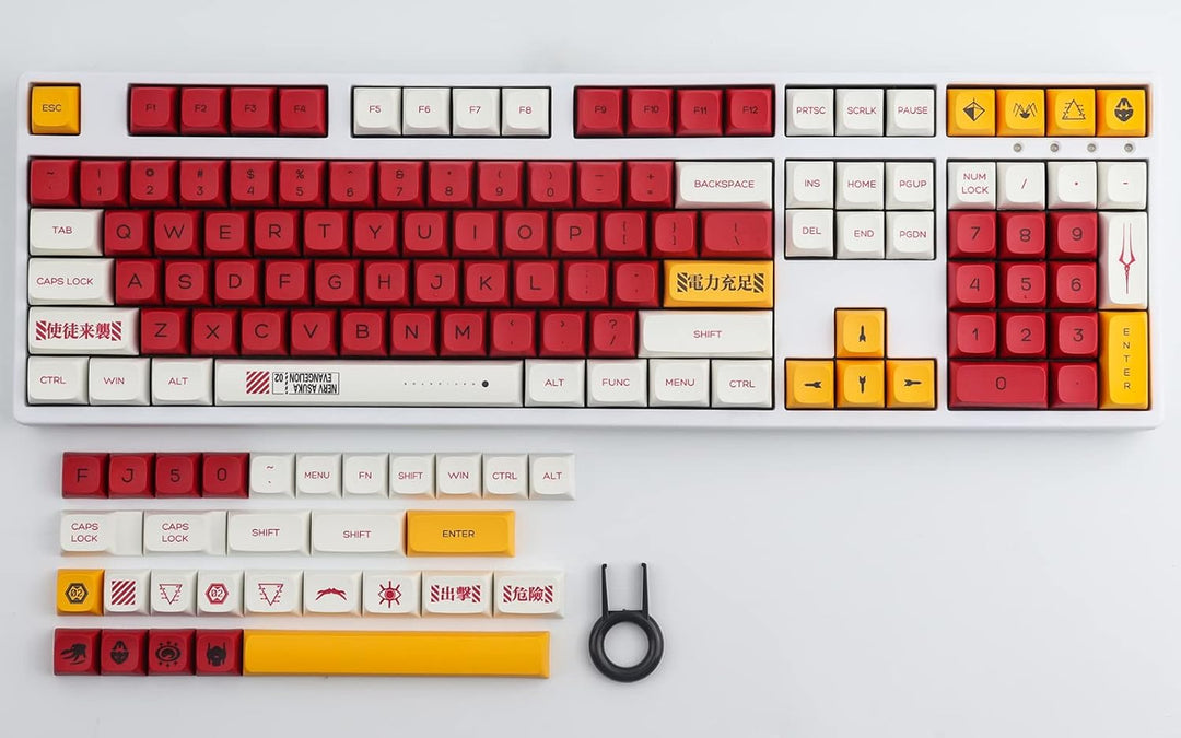 PBT Keycaps 138 Tasten XDA-Profil Dye-Sublimation für ANSI(US) Layout Gateron Kailh Cherry MX Switch