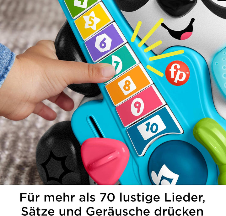 Fisher-Price Lernspielzeug für Babys und Kleinkinder, Beat Bande Zahlen & Zauber Panda Liz mit inter