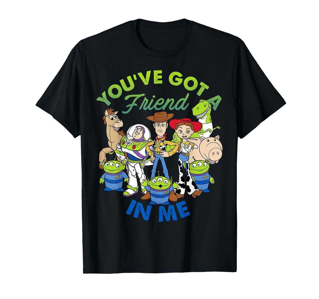 Disney Pixar Toy Story Cartoon Group Shot Graphic T-Shirt