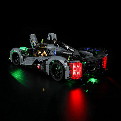 BRIKSMAX 42156 Led Licht für Lego Peugeot 9X8 24H Le Mans Hybrid Hypercar - Compatible with Lego Tec