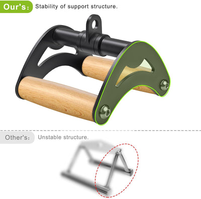 Kipika Robuster Doppel-D-Griff, ergonomischer D-Griff, Kabelbefestigung, V-Stang-Kabelbefestigung, R