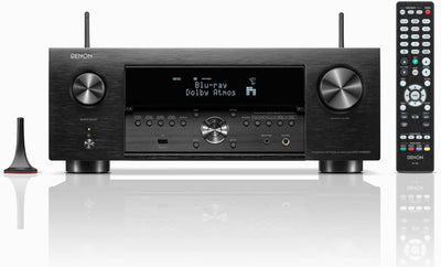 Denon AVC-X4800H 9.4-Kanal AV-Receiver, Verstärker mit Auro-3D, Dolby Atmos, DTS:X,6 "8K-Eingängen u