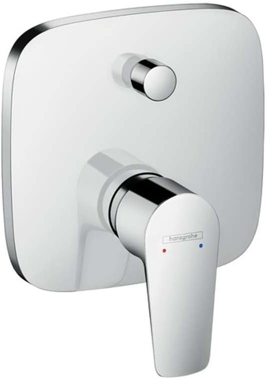hansgrohe Wannenarmatur Talis E, Unterputz Badarmatur für 2 Funktionen, Chrom