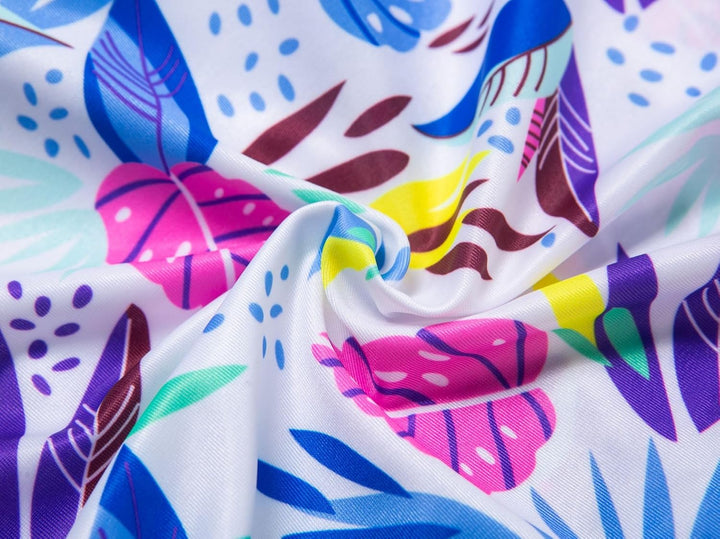 BONVERANO Baby Mädchen Recycelter Badeanzug mit einem durchgehendem Reissverschluss UV-Schutz 50+ 3-