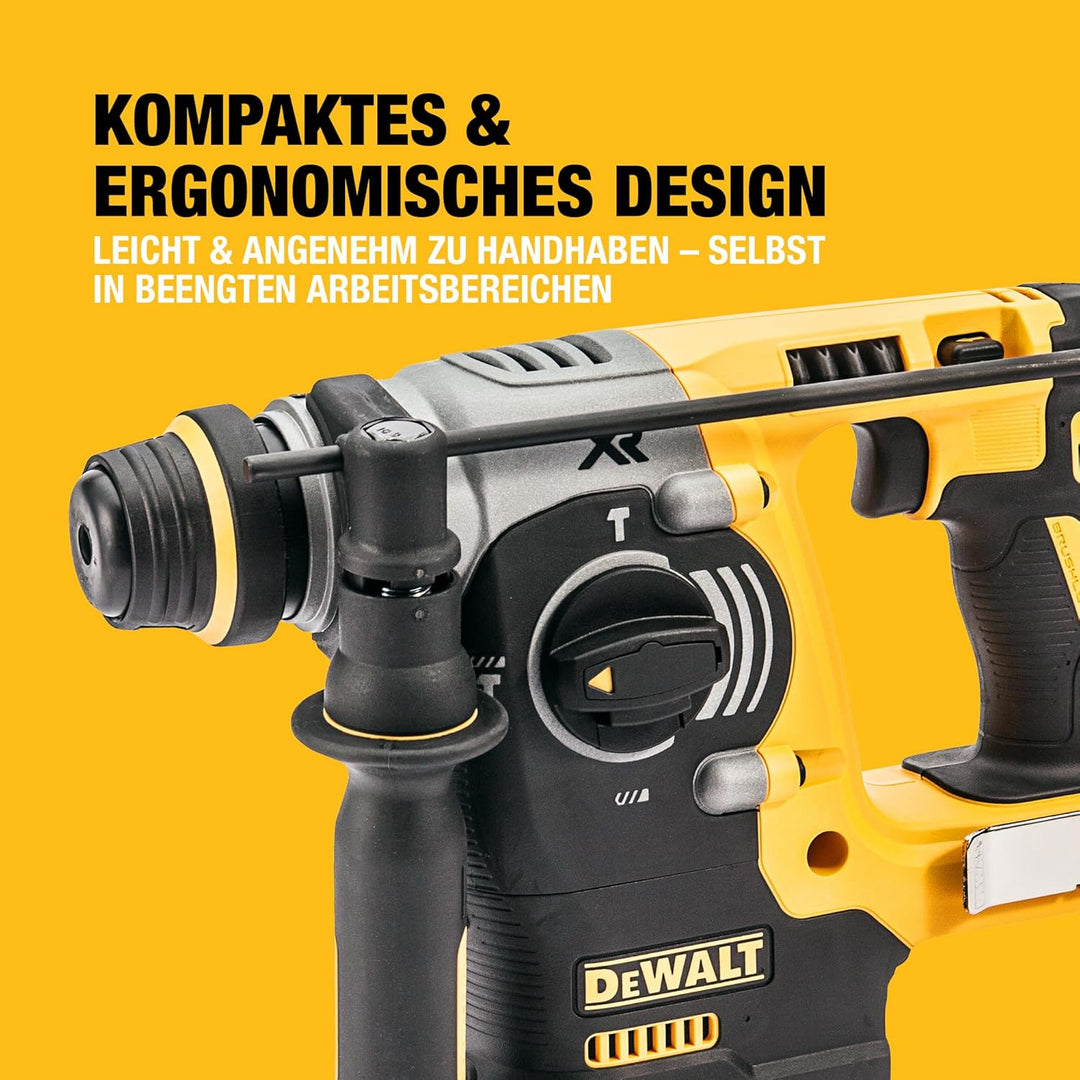 Dewalt 18V SDS-plus 24 mm Akku-Kombihammer DCH273N (bürstenloser Motor, 2,1 Joule Schlagenergie, vib